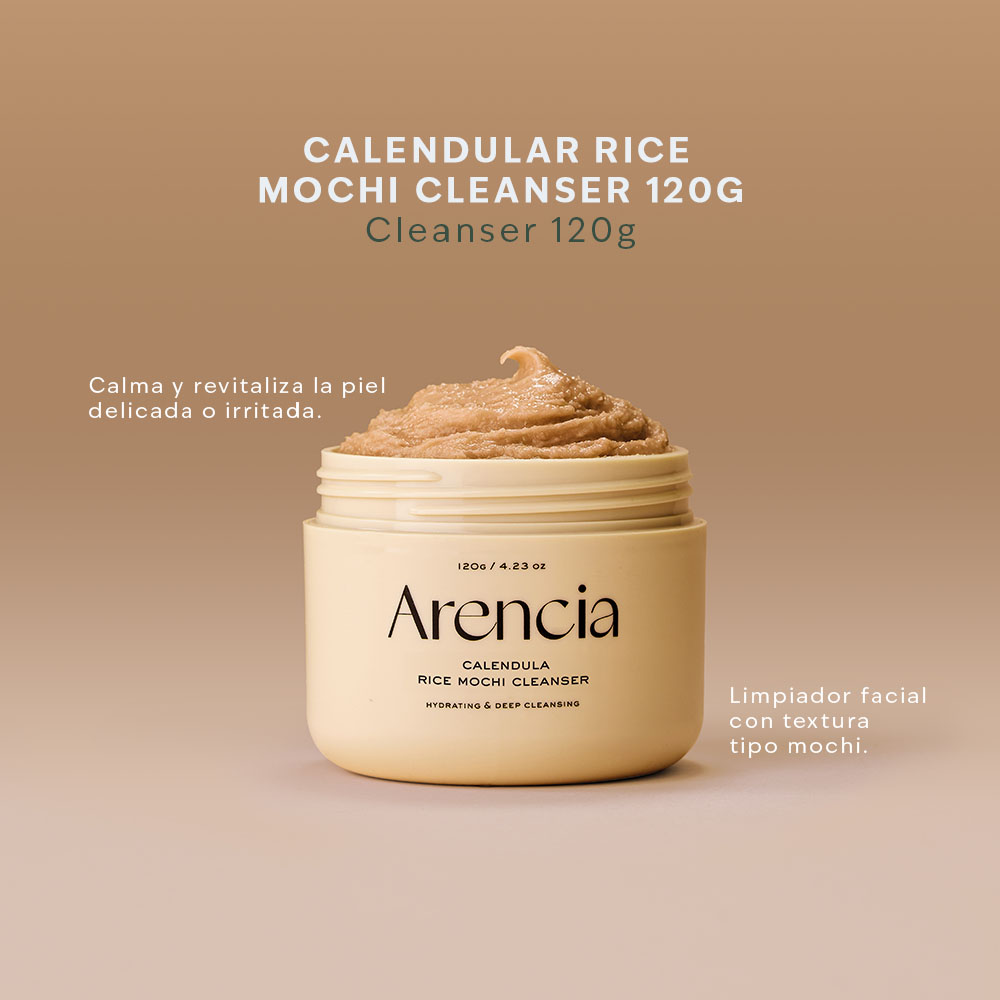 ARENCIA CALENDULA RICE MOCHI CLEANSER (LIMPIADOR FACIAL CON CAL&Eacute;NDULA)